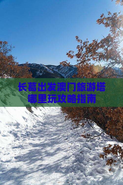 长葛出发澳门旅游塔哪里玩攻略指南