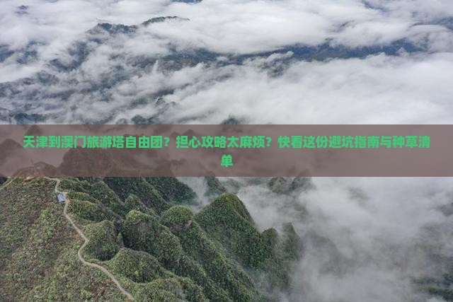 天津到澳门旅游塔自由团？担心攻略太麻烦？快看这份避坑指南与种草清单