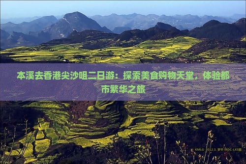 本溪去香港尖沙咀二日游：探索美食购物天堂，体验都市繁华之旅