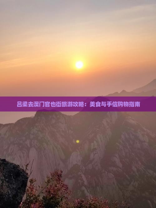 吕梁去澳门官也街旅游攻略：美食与手信购物指南
