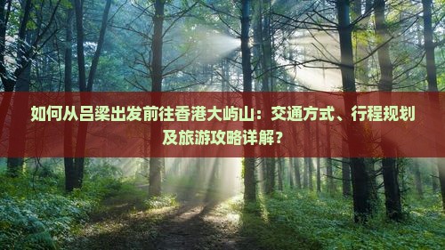 如何从吕梁出发前往香港大屿山：交通方式、行程规划及旅游攻略详解？