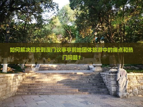 如何解决延安到澳门议事亭前地团体旅游中的痛点和热门问题？
