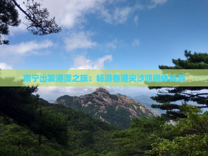 南宁出发港澳之旅：畅游香港尖沙咀团体旅游
