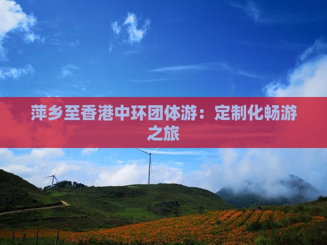 萍乡至香港中环团体游：定制化畅游之旅