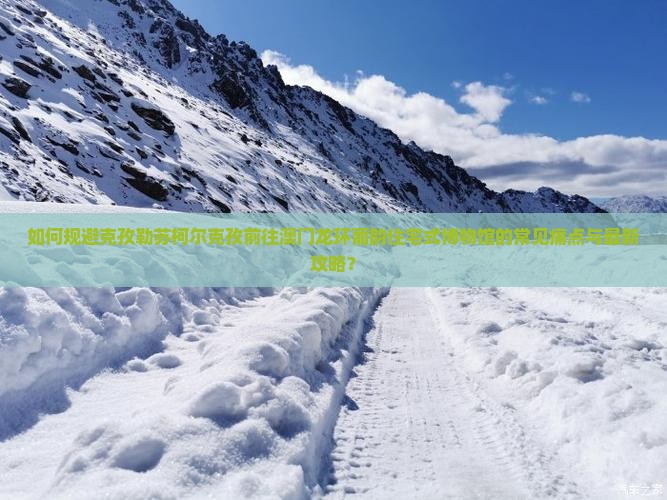 如何规避克孜勒苏柯尔克孜前往澳门龙环葡韵住宅式博物馆的常见痛点与最新攻略？