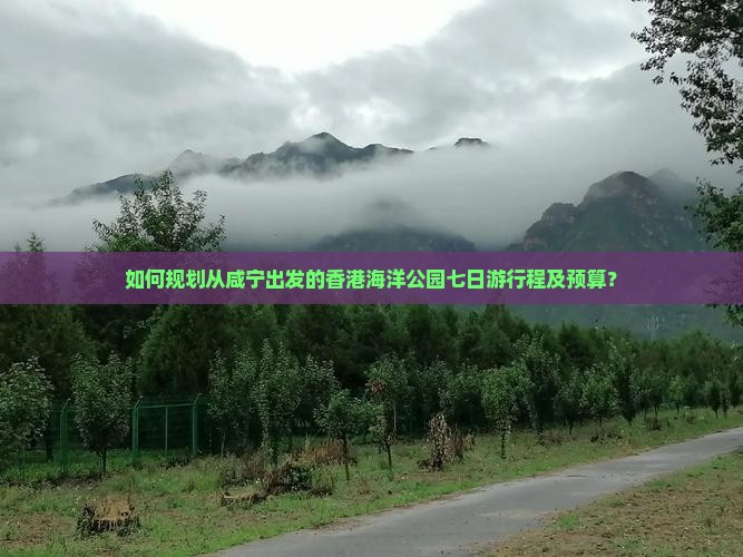 如何规划从咸宁出发的香港海洋公园七日游行程及预算? 如何规划从咸宁出发的香港海洋公园七日游行程及预算?