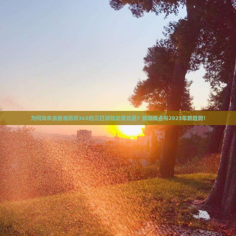为何海东去香港昂坪360的三日游如此受欢迎？旅游痛点与2023年新趋势！