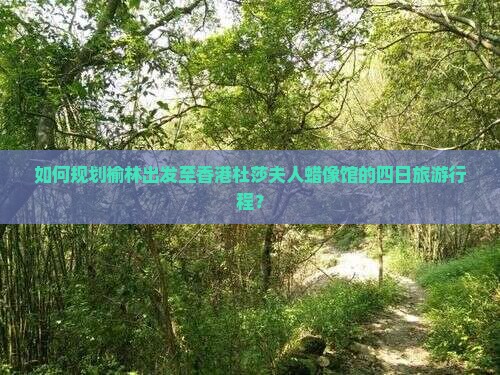 如何规划榆林出发至香港杜莎夫人蜡像馆的四日旅游行程？