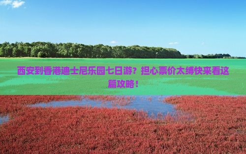 西安到香港迪士尼乐园七日游？担心票价太缚快来看这篇攻略！