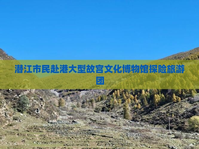 潜江市民赴港大型故宫文化博物馆探险旅游团