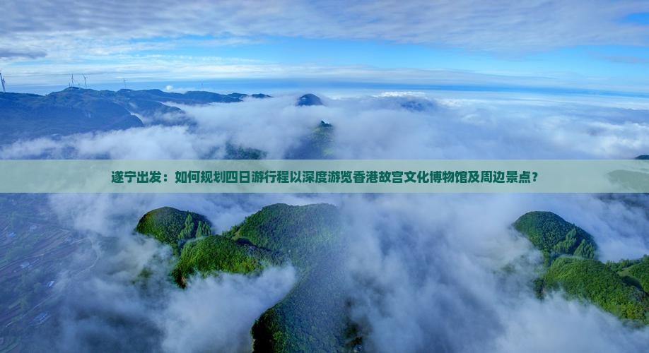 遂宁出发：如何规划四日游行程以深度游览香港故宫文化博物馆及周边景点？