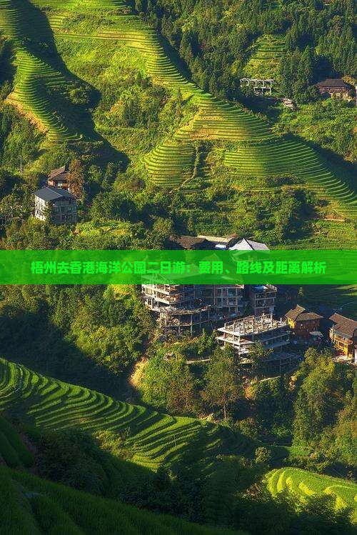 梧州去香港海洋公园二日游：费用、路线及距离解析