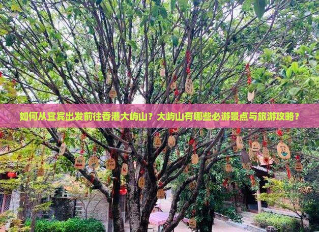 如何从宜宾出发前往香港大屿山？大屿山有哪些必游景点与旅游攻略？