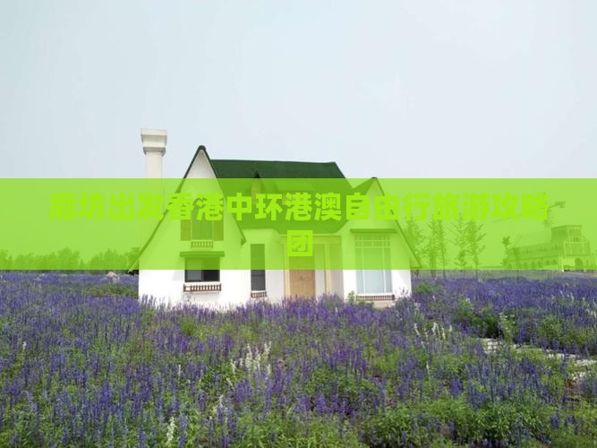 廊坊出发香港中环港澳自由行旅游攻略团