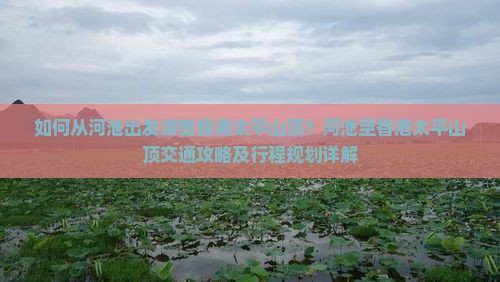 如何从河池出发游览香港太平山顶？河池至香港太平山顶交通攻略及行程规划详解