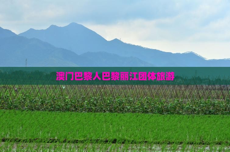 澳门巴黎人巴黎丽江团体旅游