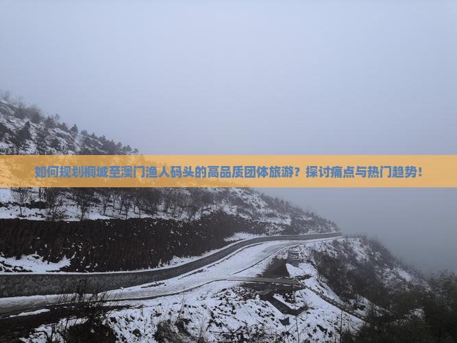 如何规划桐城至澳门渔人码头的高品质团体旅游？探讨痛点与热门趋势！