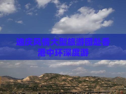 迪庆风情大型旅游团赴香港中环深度游