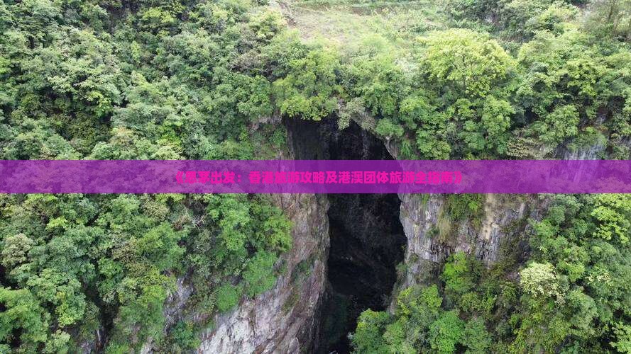 《思茅出发：香港旅游攻略及港澳团体旅游全指南》