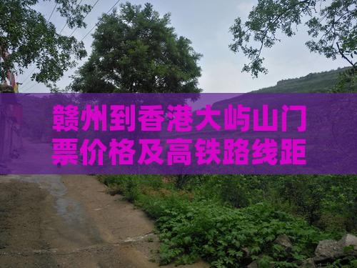 赣州到香港大屿山门票价格及高铁路线距离