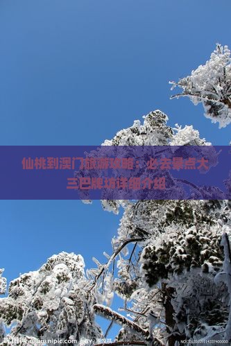 仙桃到澳门旅游攻略：必去景点大三巴牌坊详细介绍