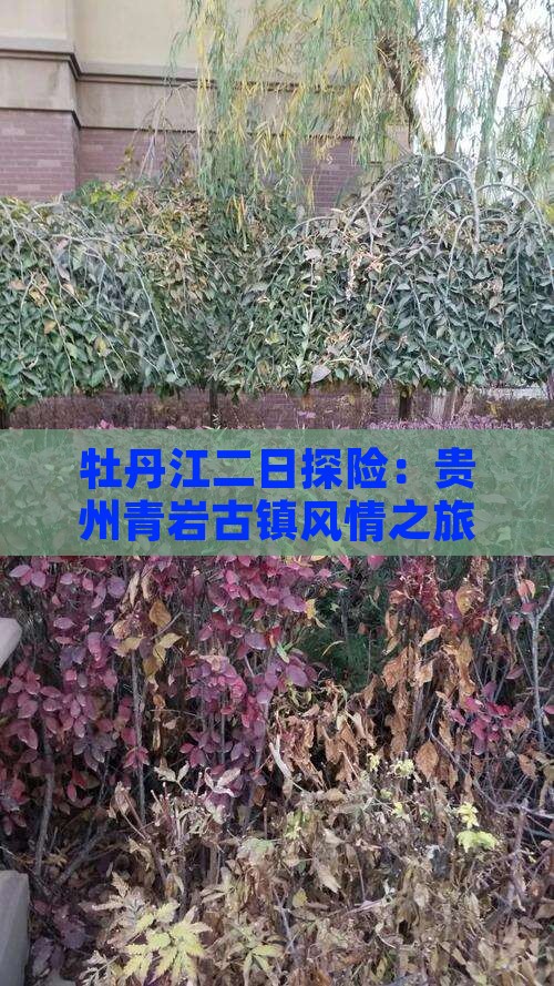 牡丹江二日探险：贵州青岩古镇风情之旅