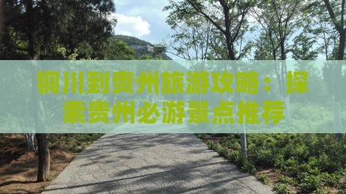 铜川到贵州旅游攻略：探索贵州必游景点推荐