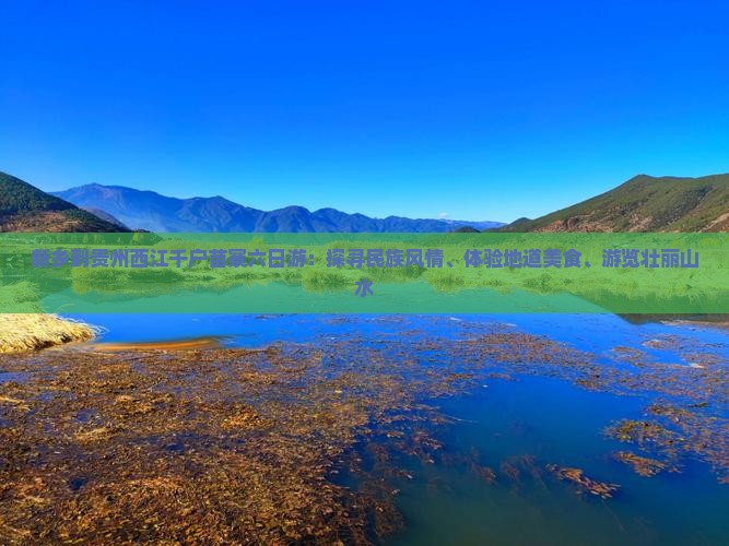 新乡到贵州西江千户苗寨六日游：探寻民族风情、体验地道美食、游览壮丽山水