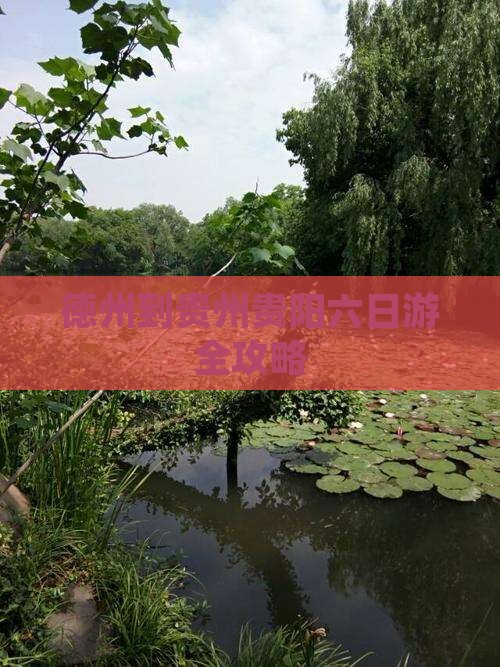 德州到贵州贵阳六日游全攻略