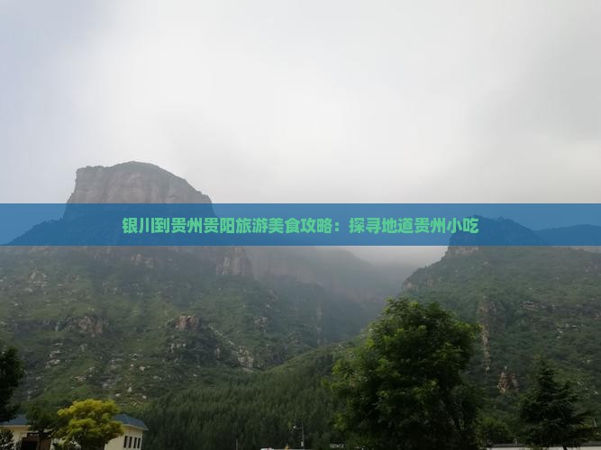 银川到贵州贵阳旅游美食攻略：探寻地道贵州小吃