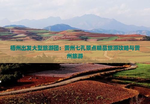 梧州出发大型旅游团：贵州七孔景点精品旅游攻略与贵州旅游