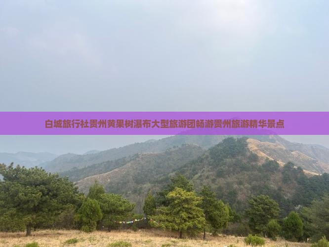 白城旅行社贵州黄果树瀑布大型旅游团畅游贵州旅游精华景点