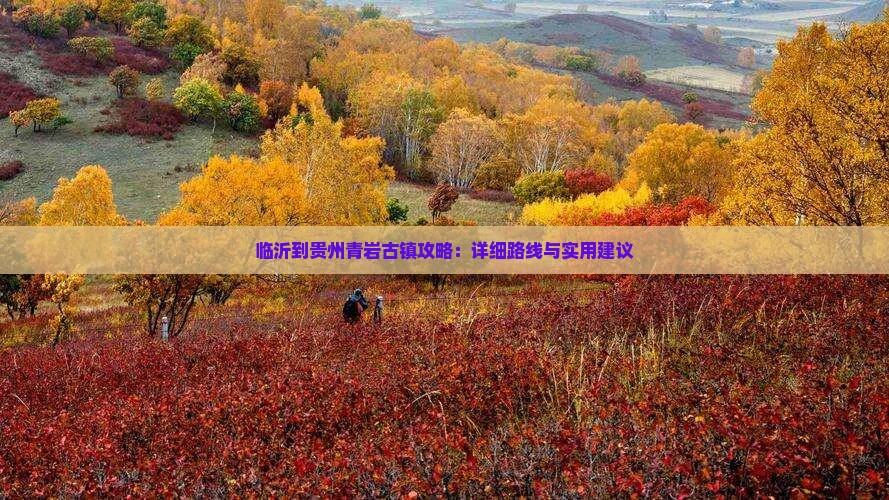 临沂到贵州青岩古镇攻略：详细路线与实用建议