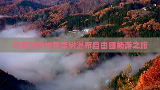 乌海去贵州黄果树瀑布自由团畅游之旅