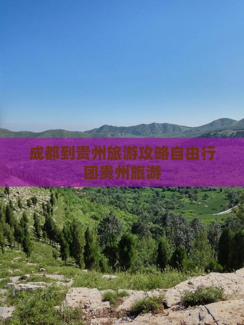 成都到贵州旅游攻略自由行团贵州旅游