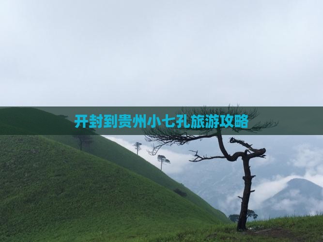 开封去贵州小七孔门票
