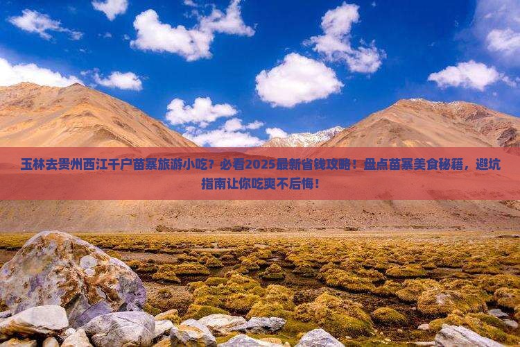 玉林去贵州西江千户苗寨旅游小吃
