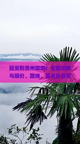 延安到贵州旅游：全面攻略与报价、路线、景点及自驾游指南