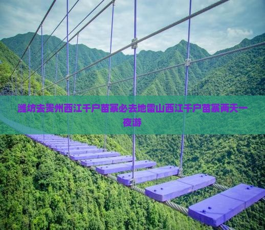 潍坊去贵州西江千户苗寨必去地雷山西江千户苗寨两天一夜游