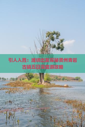 引人入胜：潍坊出发探秘贵州青岩古镇五日深度游攻略