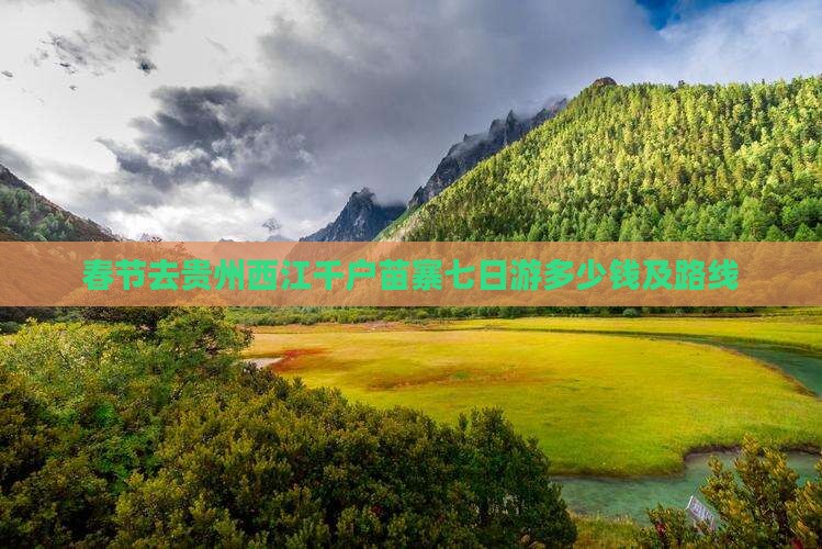 春节去贵州西江千户苗寨七日游多少钱及路线