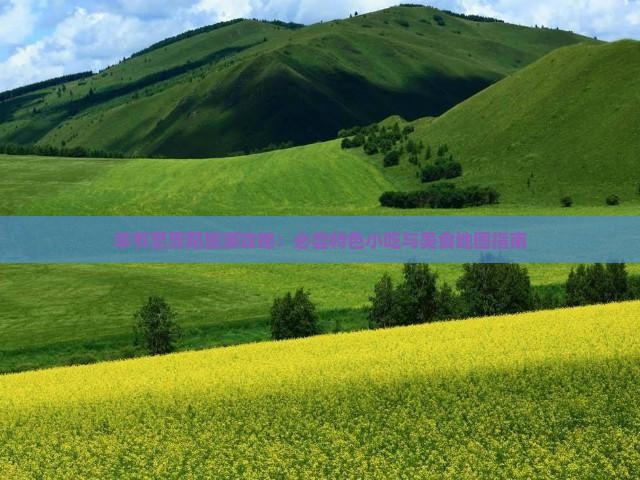 毕节至贵阳旅游攻略：必尝特色小吃与美食地图指南