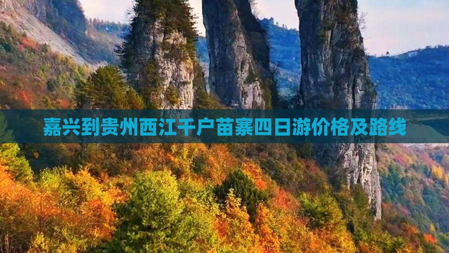 嘉兴到贵州西江千户苗寨四日游价格及路线
