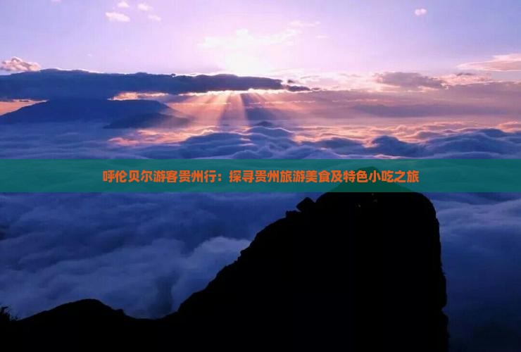 呼伦贝尔游客贵州行：探寻贵州旅游美食及特色小吃之旅