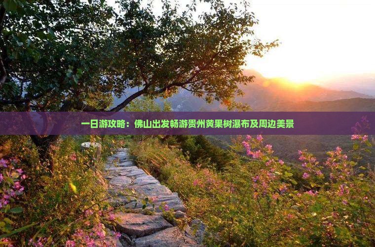 一日游攻略：佛山出发畅游贵州黄果树瀑布及周边美景