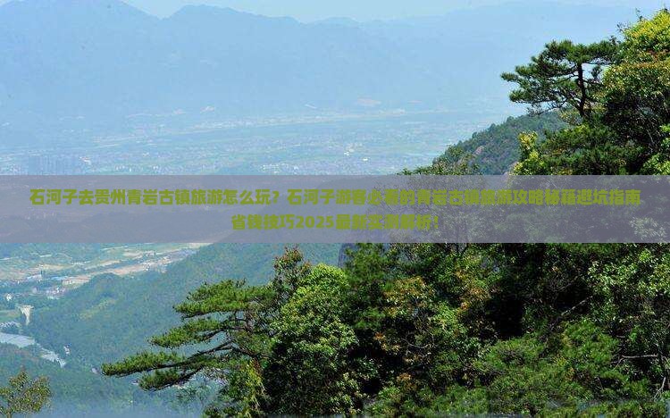 石河子去贵州青岩古镇旅游