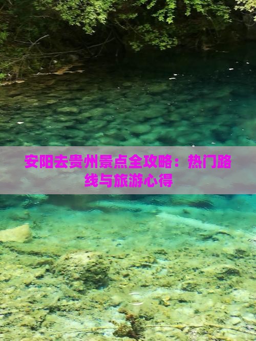 安阳去贵州景点全攻略：热门路线与旅游心得