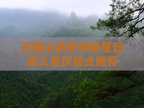 石嘴山到贵州哪里玩遵义重庆景点推荐