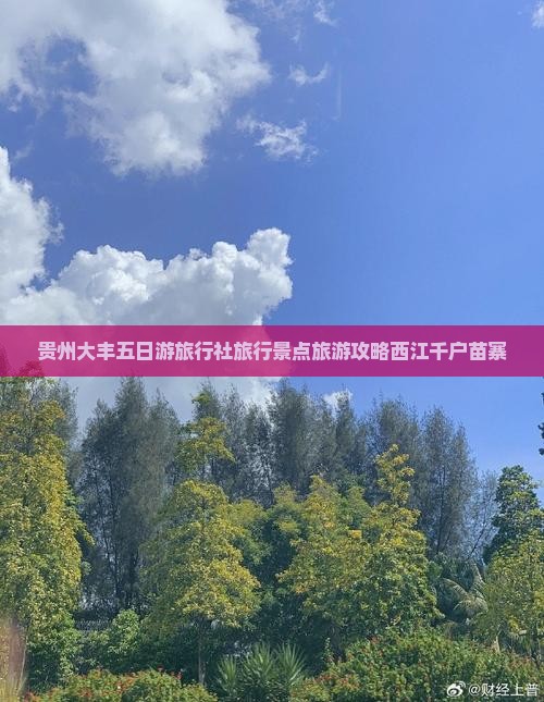 贵州大丰五日游旅行社旅行景点旅游攻略西江千户苗寨