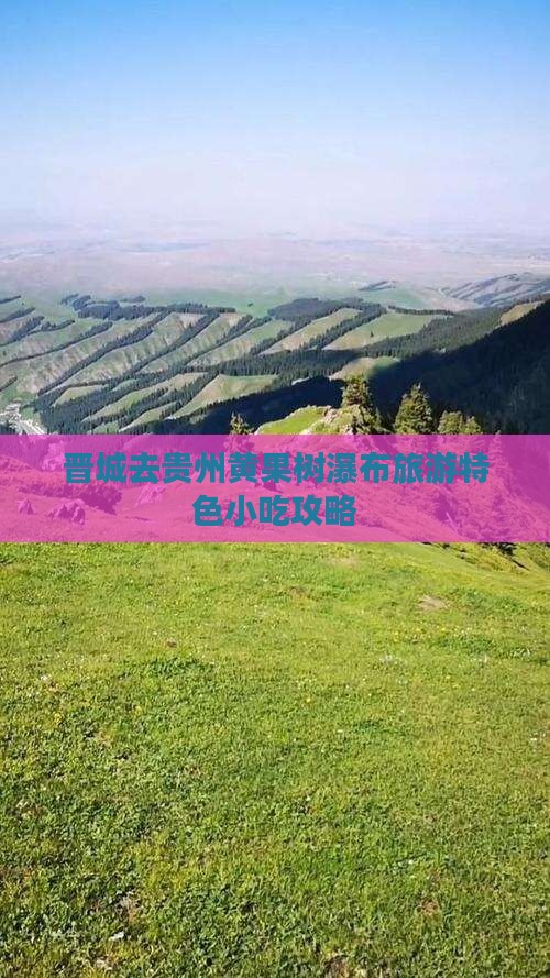 晋城去贵州黄果树瀑布旅游特色小吃攻略